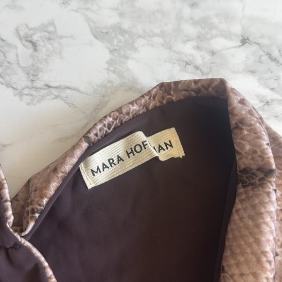 Mara Hoffman Snake Skin Bikini Top (no bottoms) Large UPF 50+ - Picture 6 of 7